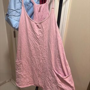 Free People pink onesie dress